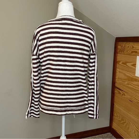 Madewell Striped Slub Long Sleeve Sweater Extra Small - Picture 4 of 13